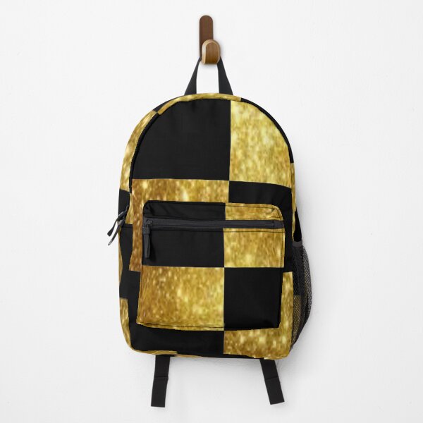 Item preview, black and sparkly gold checks designed and sold by nigejohn.
