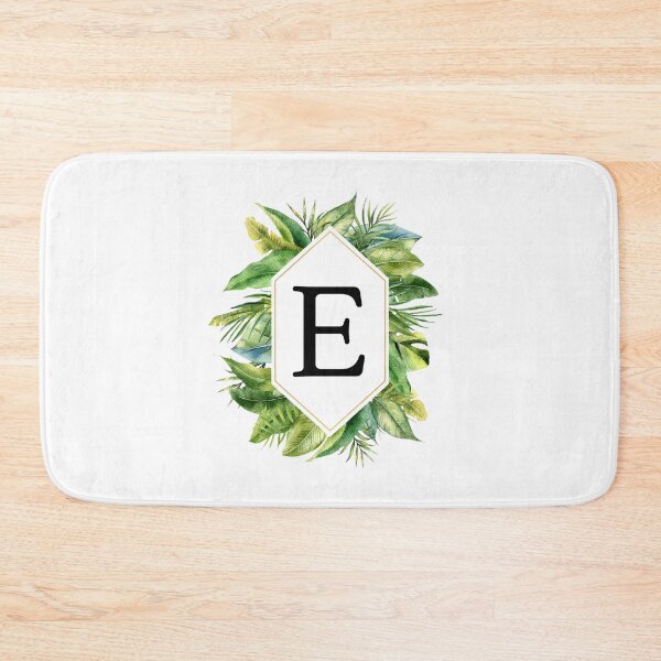 Artikelvorschau, Buchstabe E Monogramm Dschungel verlässt Rahmen entworfen und verkauft von EjlShop630.