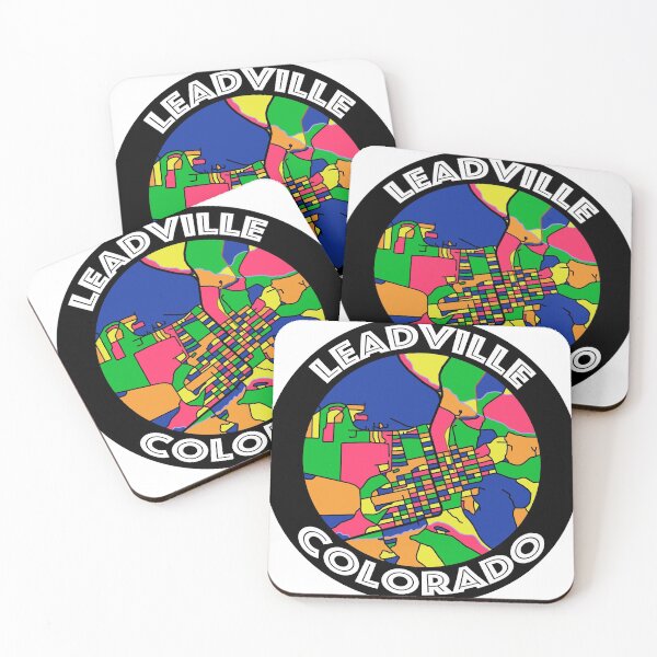 Item preview, Leadville, CO Colorful Map designed and sold by John Mashburn.