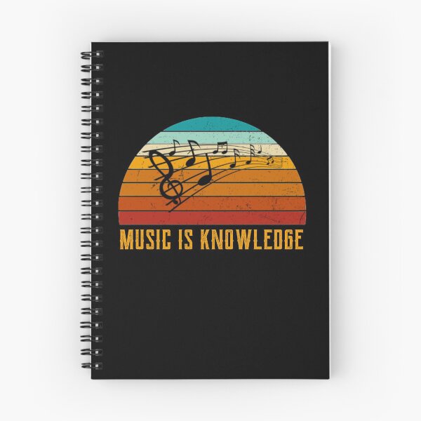 Item preview, Retro music is knowledge keytone design designed and sold by DesignsVault.