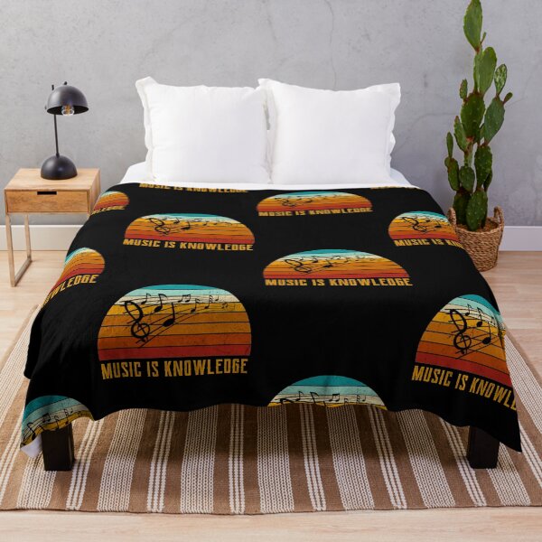 Item preview, Retro music is knowledge keytone design designed and sold by DesignsVault.