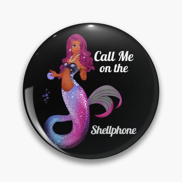 Item preview, Call Me on the Shellphone Mermaid designed and sold by Monique Prince.