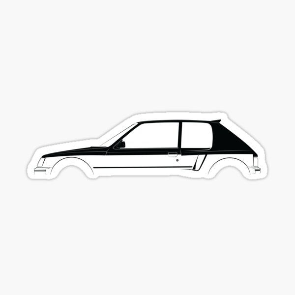  Youngtimersclassic Stickers Peugeot 205 309 405 Esso Total