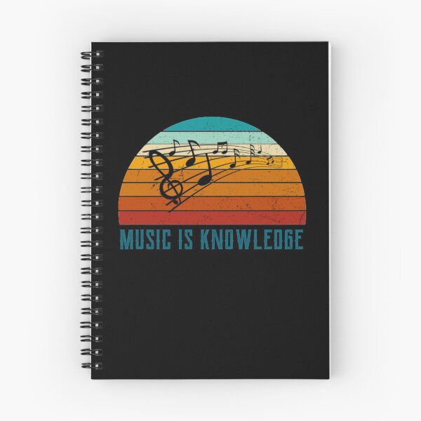 Item preview, Retro music is knowledge keytone design designed and sold by DesignsVault.