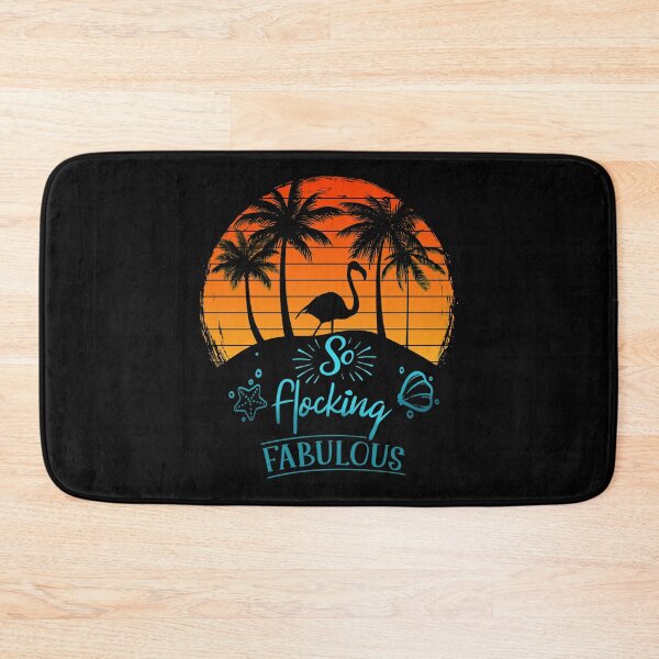 Item preview, So Flocking Fabulous Tropical Funny Flamingo designed and sold by Zurickdesigns.