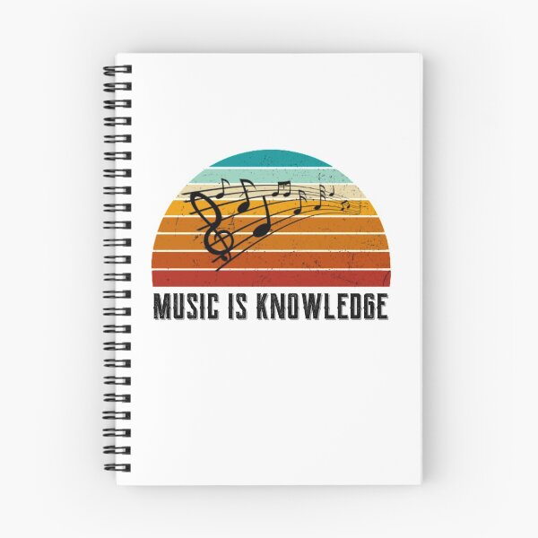 Item preview, Retro music is knowledge keytone design designed and sold by DesignsVault.
