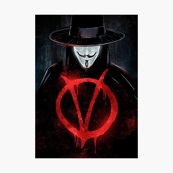 HUGO WEAVING V FOR VENDETTA Photographic Print for Sale by Wayne Dowsent