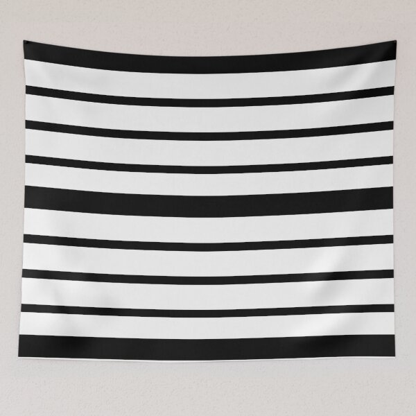 Item preview, Black and white striped seamless pattern designed and sold by seelya83.