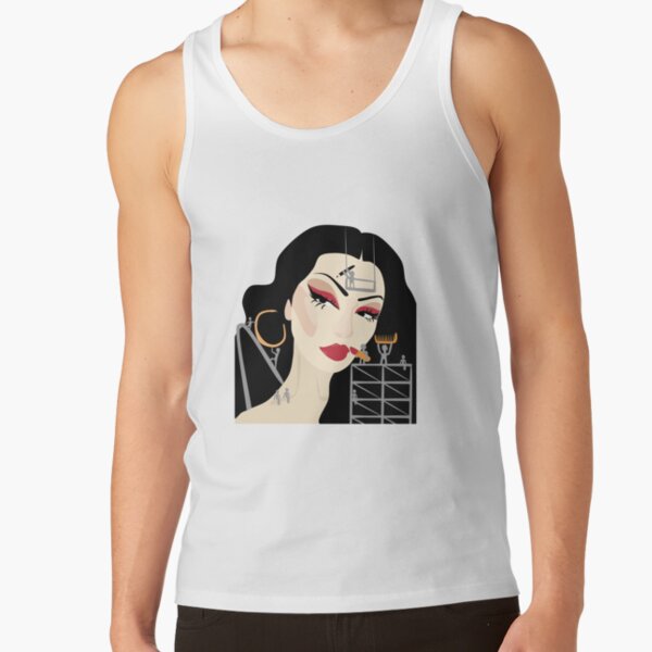 Makeup Construction Site Tank Top