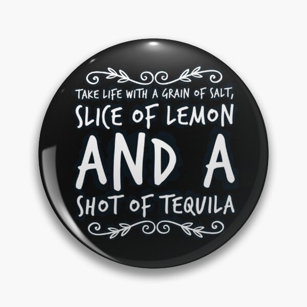 Item preview, Life with a grain of salt, lemon and tequila, witty comment, typography  designed and sold by RTrivella.