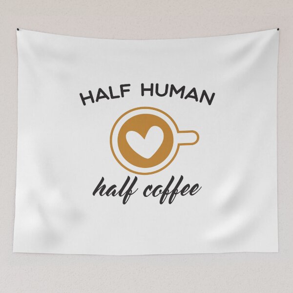 Item preview, Half Human Half Coffee designed and sold by KElife.