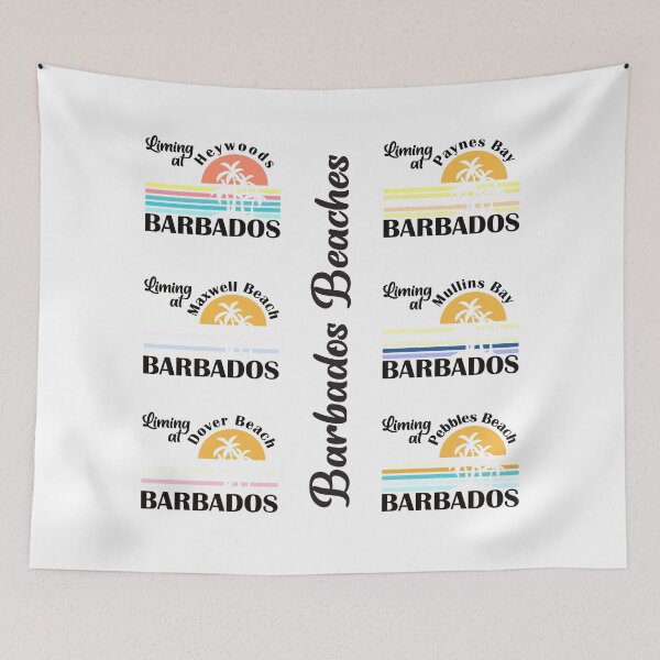 Item preview,  Barbados Beaches Sunrise/Sunset Sticker Pack 3 designed and sold by MimsTees.