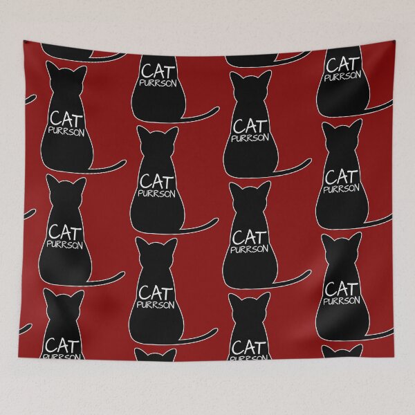 Item preview, Cat Purrson designed and sold by YouAreHereArt.