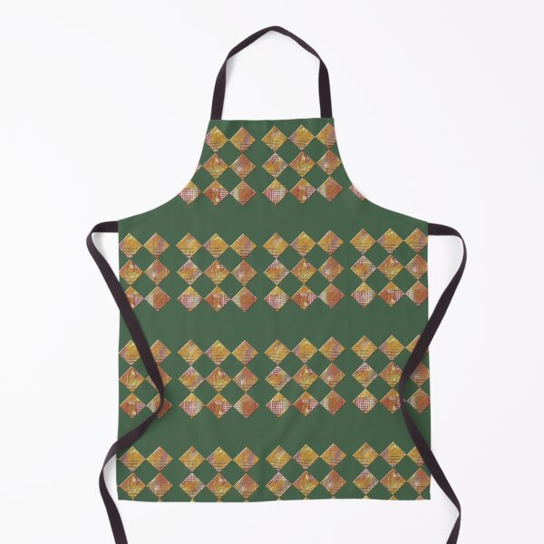 Item preview, Patchwork Quilt Diamond Pattern Earth Tone Geometric designed and sold by natureinfocus.