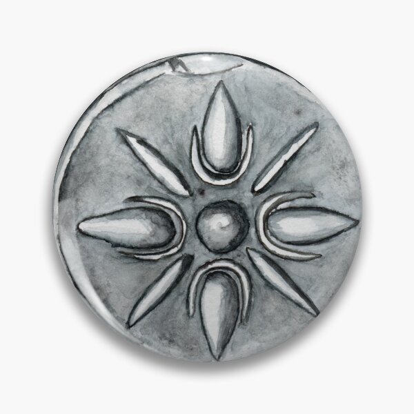 Item preview, Miletus Star Coin Original Watercolor designed and sold by WillowNox7.