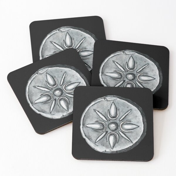 Item preview, Miletus Star Coin Original Watercolor designed and sold by WillowNox7.