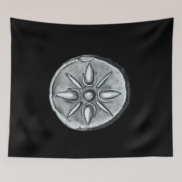 Item preview, Miletus Star Coin Original Watercolor designed and sold by WillowNox7.