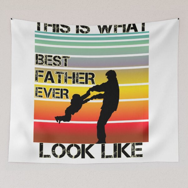 Item preview, This Is What Best Father Ever Look Like Mens Retro Vintage Gift For Fathers designed and sold by Tema EL.
