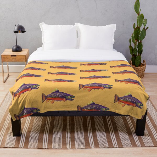Item preview, Colorful Trout Fish designed and sold by scribblefactory.