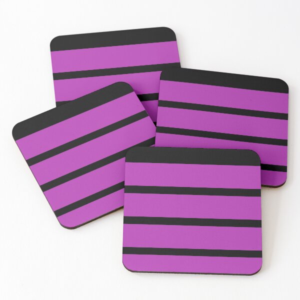 Item preview, Black and purple striped pattern designed and sold by seelya83.
