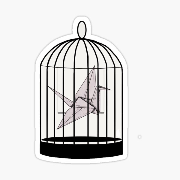 Paper Crane Sticker