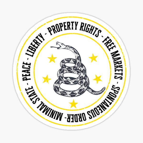 Item preview, Derechos de propiedad - Libres Mercados - Estado Mínimo - LIBERTAD - w designed and sold by LibertarianSt.