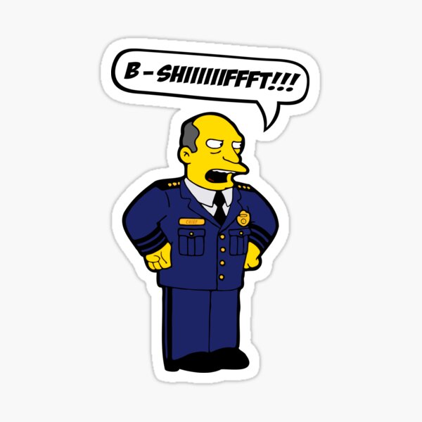 "The Chief Is Mad At B Shift (Again)" Sticker For Sale By Wugmanmax ...