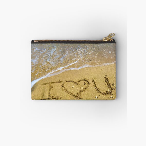Item preview, I Love U Beach Sand  designed and sold by BeCarpeDiem.