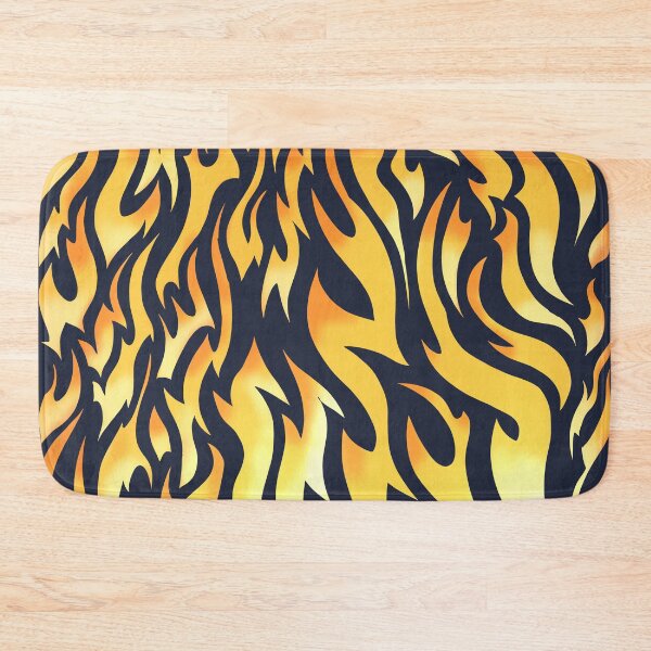 Item preview, Dancing Flames Print (Blue) designed and sold by M.R. Spann.