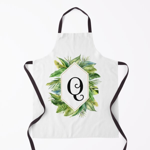 Artikelvorschau, Buchstabe Q Monogramm Dschungel verlässt Rahmen entworfen und verkauft von EjlShop630.