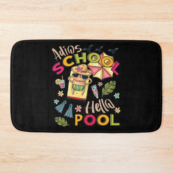 Item preview, Adios School Hello Pool - funny summer quotes  designed and sold by DebbisPalette.