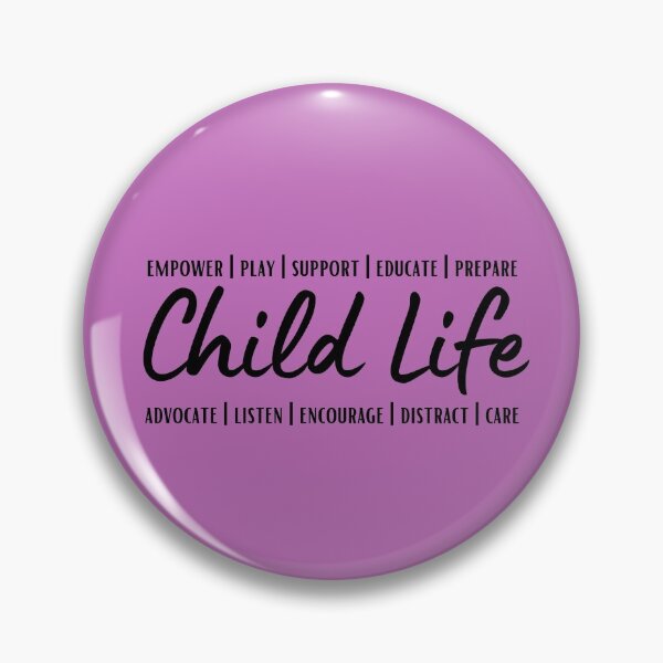 Item preview, child life block descriptor (black on purple) designed and sold by agabrielle97.