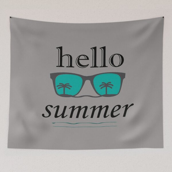 Item preview, Sommer T-Shirt, Hello Summer designed and sold by AMZIL-ZA.