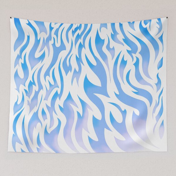 Item preview, Dancing Blue Flames Print designed and sold by M.R. Spann.
