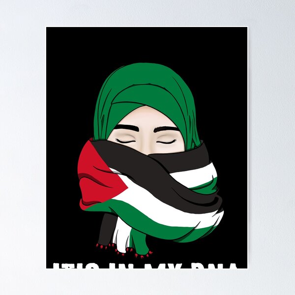 Item preview, Free Palestine Gaza It's In My DNA Scarf Hijab designed and sold by TheCrownArtisan.
