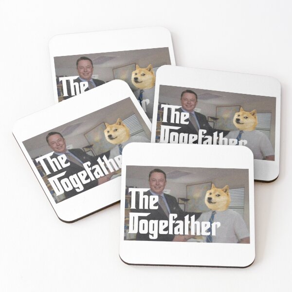 Item preview, Dogefather hand shake designed and sold by Gawop.