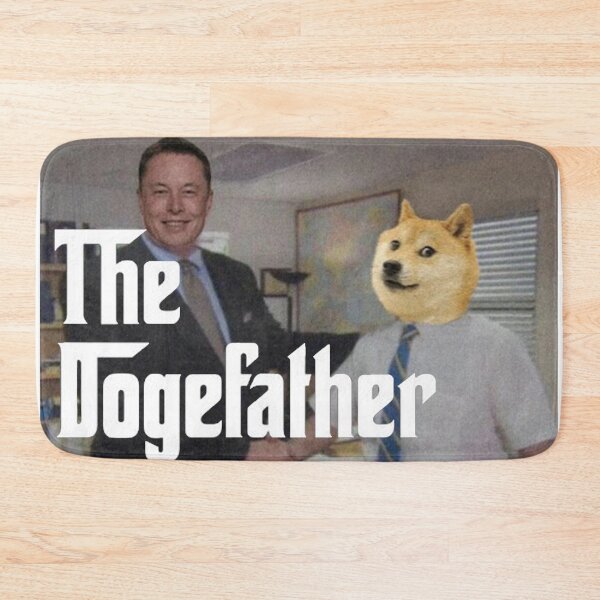 Item preview, Dogefather hand shake designed and sold by Gawop.