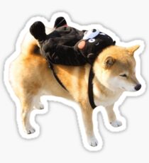 Ready for School Shiba Sticker