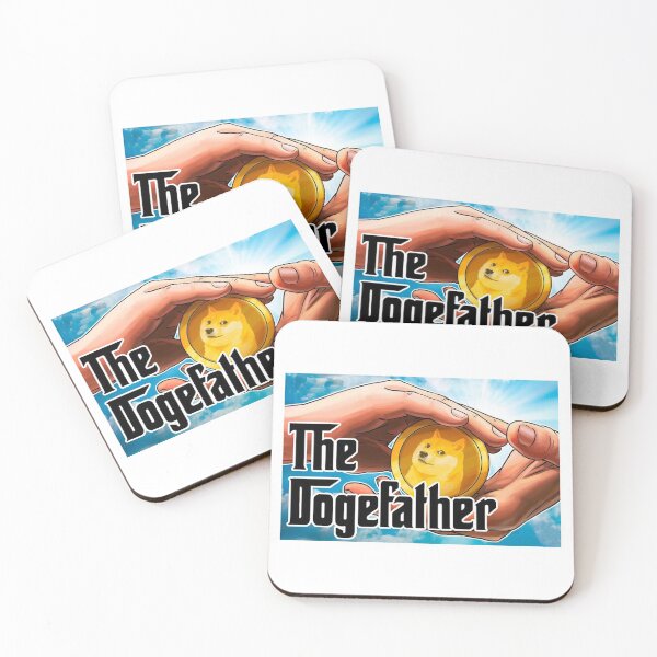 Item preview, Dogefather sky handshake designed and sold by Gawop.