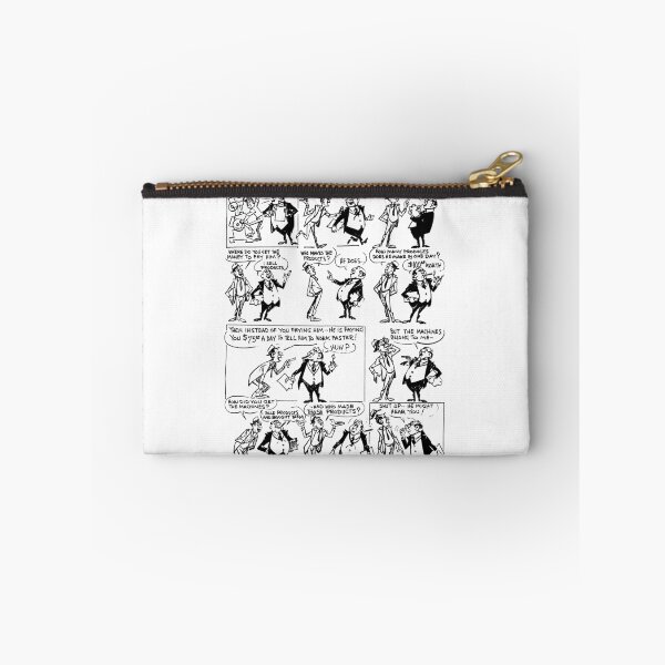 Item preview, Letting the Cat Out of the Bag - Labor Union, Socialist, Leftist, Political Cartoon designed and sold by SpaceDogLaika.