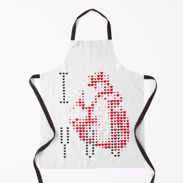 Item preview, I Love You / Loveheart / Black & red heart raster designed and sold by in-vectors.