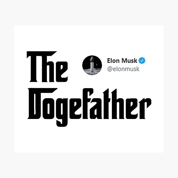 Item preview, Dogefather twitter designed and sold by Gawop.