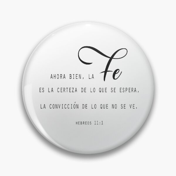Item preview, Hebreos 11 1, Spanish Bible Verse designed and sold by Aryam Quotes.