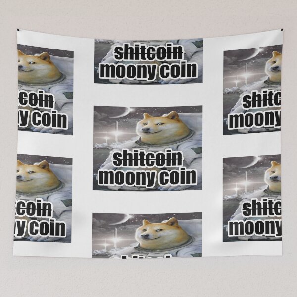 Item preview, Dogecoin = moon designed and sold by Gawop.