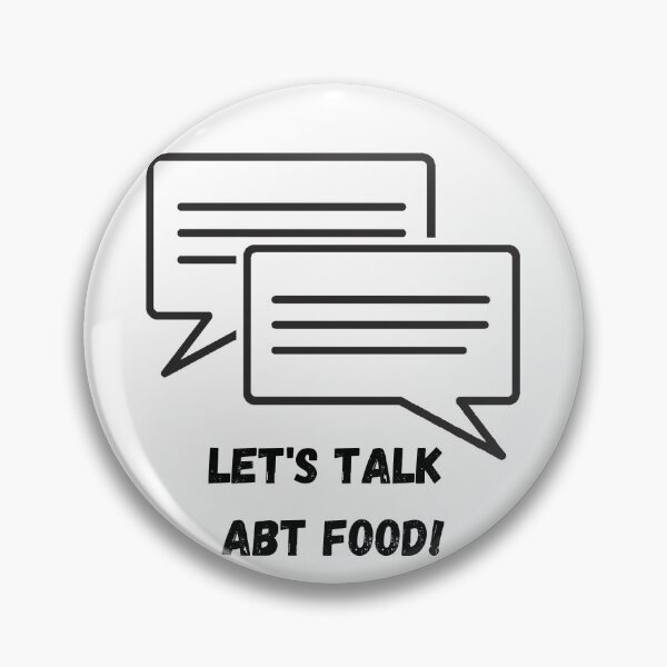 Item preview, Let's Talk About Food:  Speech Bubble On Top designed and sold by LoveGen.