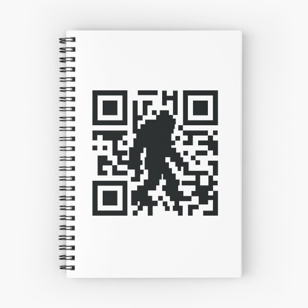 Item preview, Bigfoot Sasquatch QR Code designed and sold by Maria Garcia.