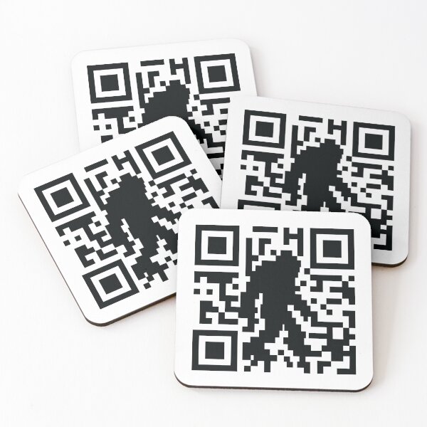 Item preview, Bigfoot Sasquatch QR Code designed and sold by Maria Garcia.