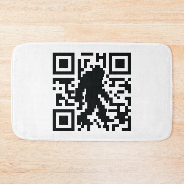 Item preview, Bigfoot Sasquatch QR Code designed and sold by Maria Garcia.