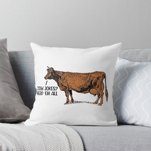Item preview, Cow Jokes? Herd 'em All, Funny Cow designed and sold by FuntasticDez.
