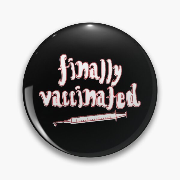 Item preview, Finally Vaccinated - Red designed and sold by crazycollective.